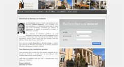 Desktop Screenshot of barreaudelardeche.com